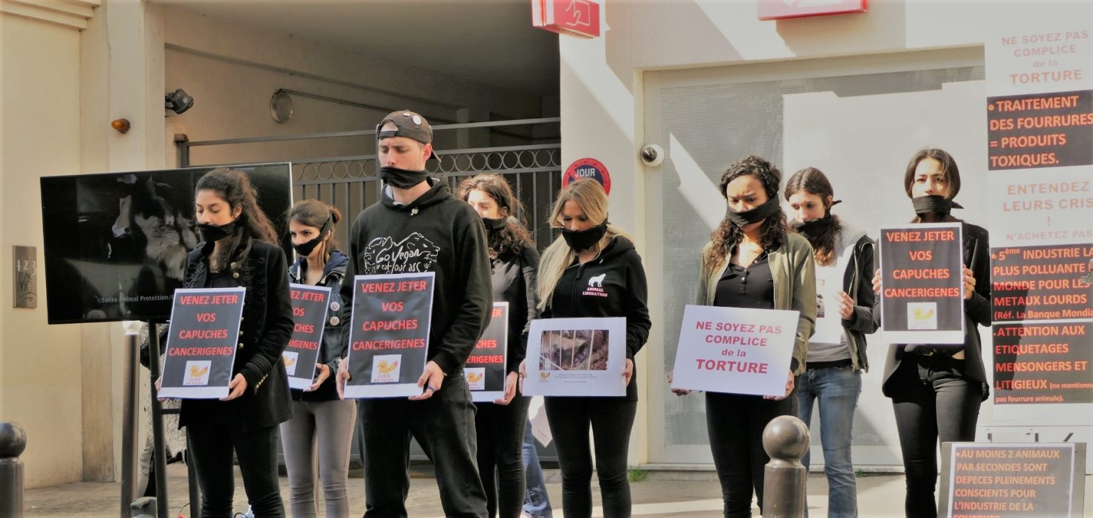 Manifestation anti-fourrure Zapa_25 mars 2017