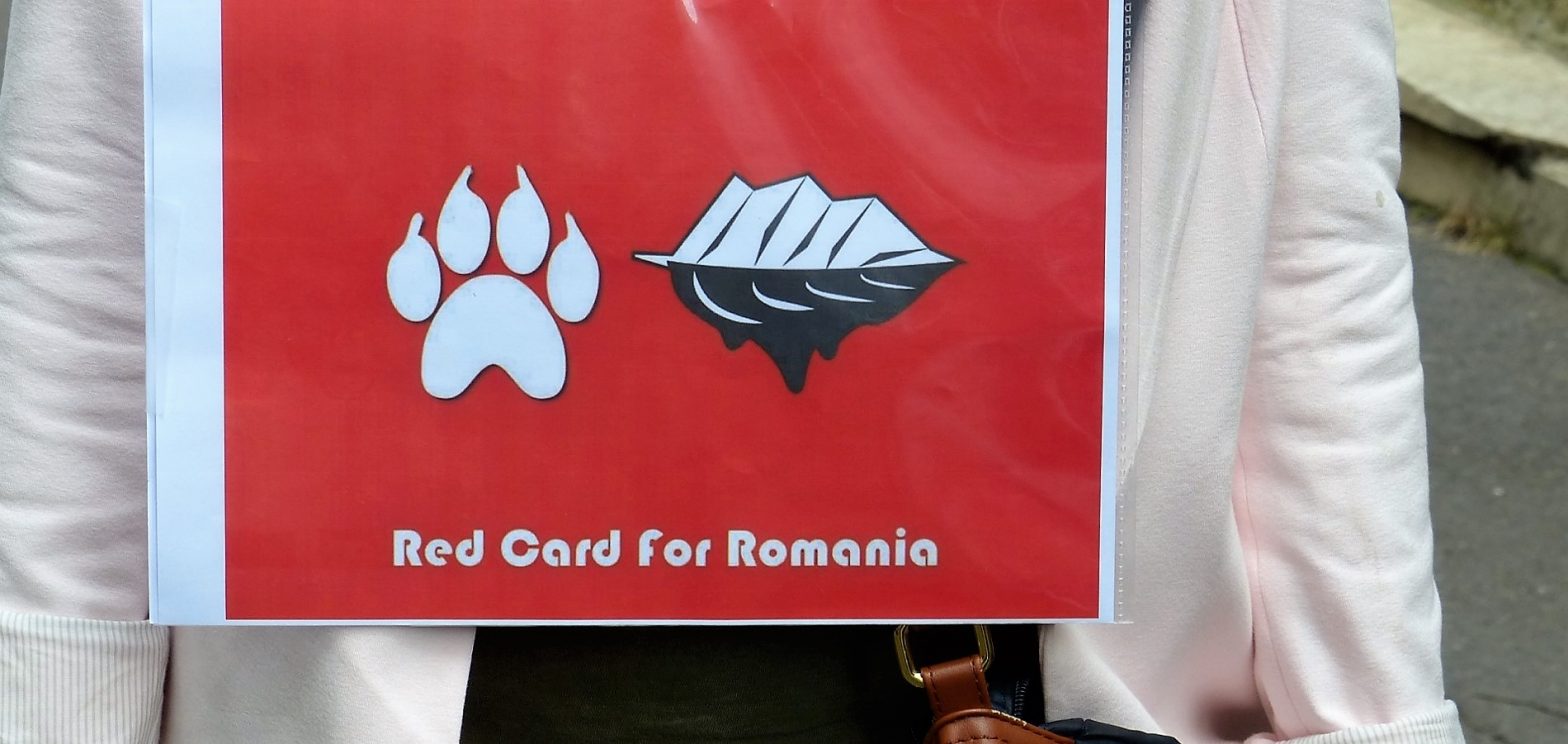 Red card for Romania